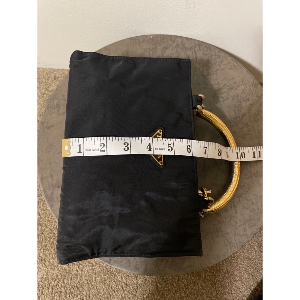 Prada Nylon Metal Handle Bag - Picture 6 of 14